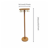 Necklace Display Stand Detachable Jewelry Display Rack Multi-Hook