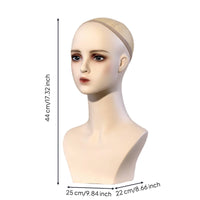 Mannequin Bust Form Short Torso Female Mannequin Head Realistic