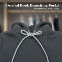 1/6 Scale Hoodie With Drawstring Hood Miniature Hooded Sweatshirt