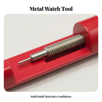 Watch Link Remover Sturdy Metal Watch Pin Remover Strap Adjustment Tool Kit Wide Compatibility Sturdy Construction