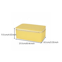 Travel Jewelry Case Compartmented Jewelry Organizer Box Secure Closure for Trip