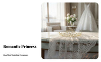 Bridal Crown Regal Design Bridal Feather Tiara Crystal Princess Crown High Glow Crystal Wedding Headpiece Sparkling
