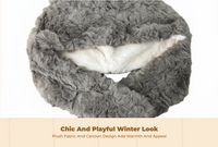 Polyester youth travel scarf hat
