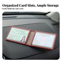 Soft Feel Case Blocking men's Document Holder for Professionals, Commuters