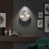 Minimalist Wall Timepiece Noiseless Movement House Decoration Radio Controlled