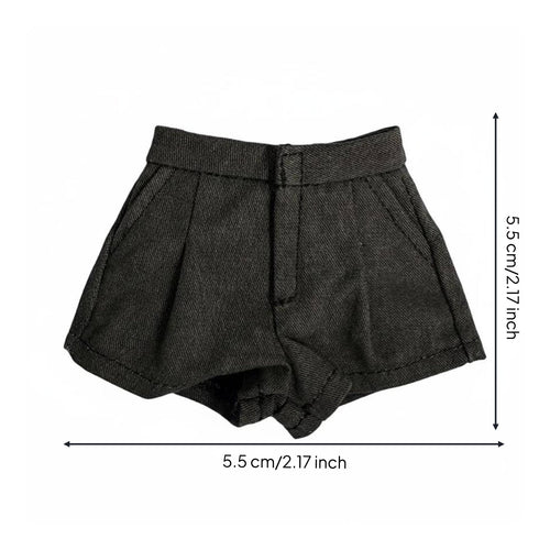 1/6 Scale Figure Shorts High-Waist Design 12 Inch Doll Shorts for Hobbyists