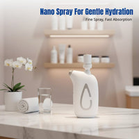 Nano spray facial device provides deep hydration