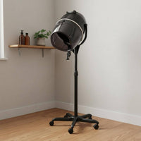 Salon Hood Dryer Adjustable Height Hooded Hair Dryer Gentle Drying