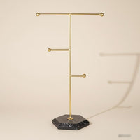 Horizontal Bar Jewelry Stand Detachable Desktop Jewelry Display Rack Decorative