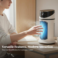 Energy Saving Desktop Misting Fan Quiet Operation Desktop Air Cooler 6 Speed Settings for Students, Dormitory, Office, Bedroom
