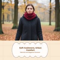 Cashmere neck warmer for running