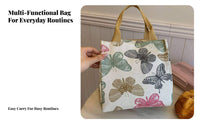 Canvas Utility Handbag Large Capacity Tote Bag Lightweight for Shopping, Outdoor