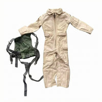 Doll Pilot Suit Long Sleeves Pilot a Single-Piece Garment Stitched Seams