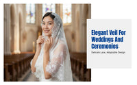 Cream Lace Church Veil, Bridal Mantilla Shawl, Muslim Latin Floral Headpiece, Women's Elegant Accessory