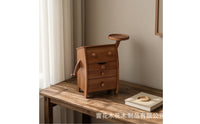 Jewelry Organizer with Drawers Solid Wood Tabletop Jewelry Chest Organized