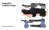 Adjustable Finger Brace All-Day Comfort Molded Plastic Adjustable Finger Splint