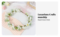 Children Princess Crystal Flower Headband, Floral Girl Performance Hairpiece, Sweet Elegant Design, Multiple Styles
