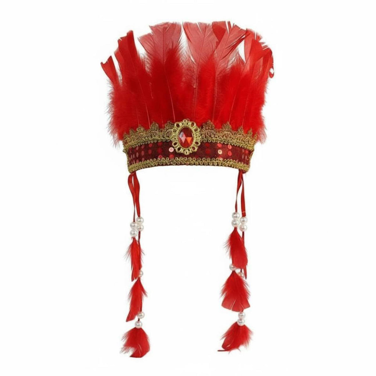 Feather Headdress Shimmering Glitter S Feather Glitter Headpiece Carnival Headpiece Colorful Feathers Performance Girl Headdress