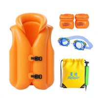 Child Flotation Vest Thickened Training Swim Vest High Collar for Children