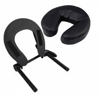 Ergonomic Design U-Shaped Headrest Pillow and Bracket Long-Lasting Construction Adjustable Massage Face Cradle Easy to Install for Salon