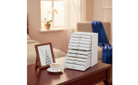 10-Layer Jewelry Box Dust Resistant Drawer Jewelry Case for Vanity