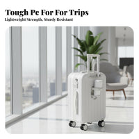 2 Pieces 20 Inch Carry-on Suitcase Large Capacity 20 Inch Suitcase
