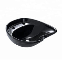 Salon Shampoo Basin Glossy Plastic Shampoo Basin Curved Front Lip