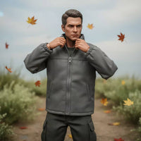1/6 Scale Jacket Stylish Design Male Fighter Figure Outerwear Action Figure Coat Realistic Feature Miniature Jacket Great Gift