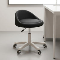 Adjustable Vanity Chair Comfortable Cushion Rolling Vanity Chair Wear-Resistant