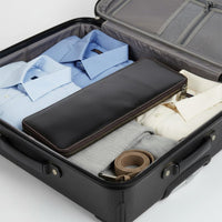 Travel Tie Case Portable Leather Tie Case Long-Lasting for Business Travelers