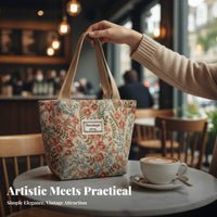 Large Canvas Utility Tote adaptable Shoulder Bag Lightweight for informal Outings