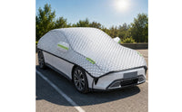 Sedan Half Cover Thickened Half Car Cover geometricGrid