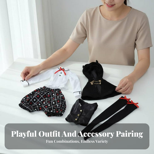 1/3 Doll Clothes Set Doll Apparel Fashionable Toy Accessory for Girls, Kids, Decoration
