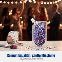 Makeup Glow Gel, Party, Face Skin Hair, No Glue, Shiny Sequins