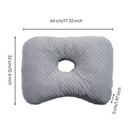 Ear Hole Soft Cushion Cushioned Shaped Neck Pillow Ergonomic