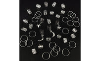 44 Pieces Hair Cuff and Hair Band Kit Adjustable Cuffs Braid Ornament Jewelry