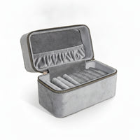 Bracelet Storage Box with Zipper Zippered Bangle Case Secure for Collectors