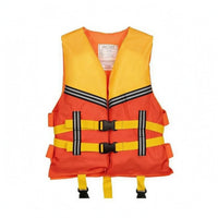 Children's Life Vest Orange and Yellow Child Reflective Vest Secure Fit