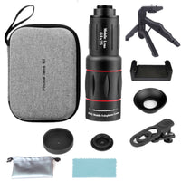Telephoto Phone Lens Black Portable Mobile Telephoto Lens for Filming