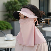 Protection Facekini Breathable Face Cover Sunblock 50+ Sun Visor with Neck Cover for Biking, Summer