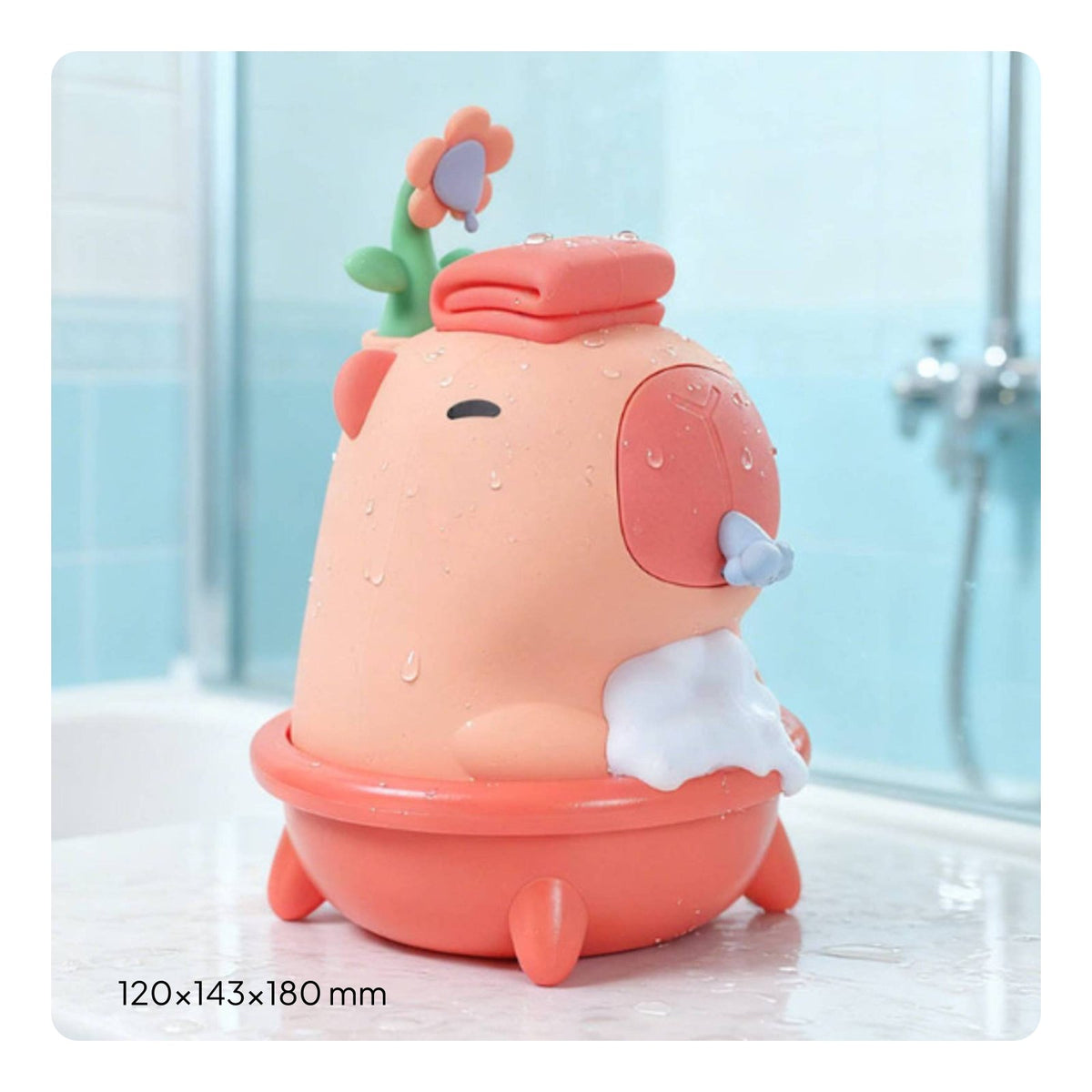 Cartoon Capybara Soap Dispenser Children Friendly Automatic Foam Dispenser