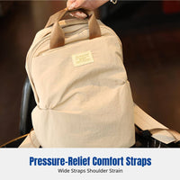 Soft Nylon Backpack, medium size, ergonomic pressure relief, durable, urban casual travel