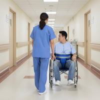 Wheelchair Safety Belt Anti-Fall Three-Point Design Wheelchair Belt Adjustable Straps Patient Positioning Strap for Patients, Disabled