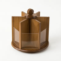 Makeup Organizer with Rotating Base Space-Saving Rack Smooth for Dressing Table