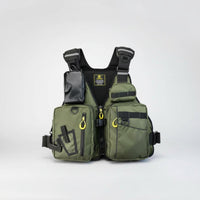 Fishing Life Vest Adjustable Straps Buoyant Fishing Vest Large Size for Anglers
