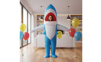 Inflatable Shark Costume Halloween Shark Cosplay Outfit Full Body for Party