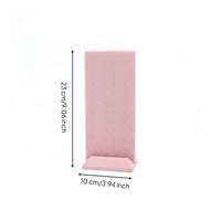 9 Pieces Pink Velvet Necklace Bust Elegant Design Bracelet Display Cushion