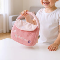 Dress up Purse Toy Cotton Girls Purse Playset Rounded Top Handle