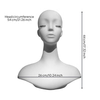 Hairpiece Display Head Hat Display Head Stable for Cosplay Sellers, Shop Owners
