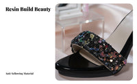 1/4 Scale Doll Shoes Anti-Yellowing Resin 1/4 Scale Doll heel Elegant Design BJD High Heel Sandals